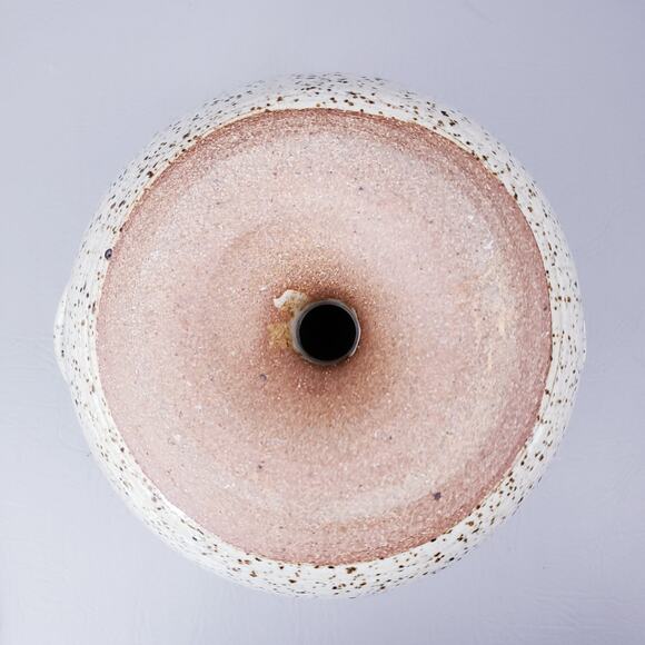 Pottery Stoneware Funnel Steamer Bundt Cake/Rice Bakeware, Lidded And Handled - Picture 7 of 10